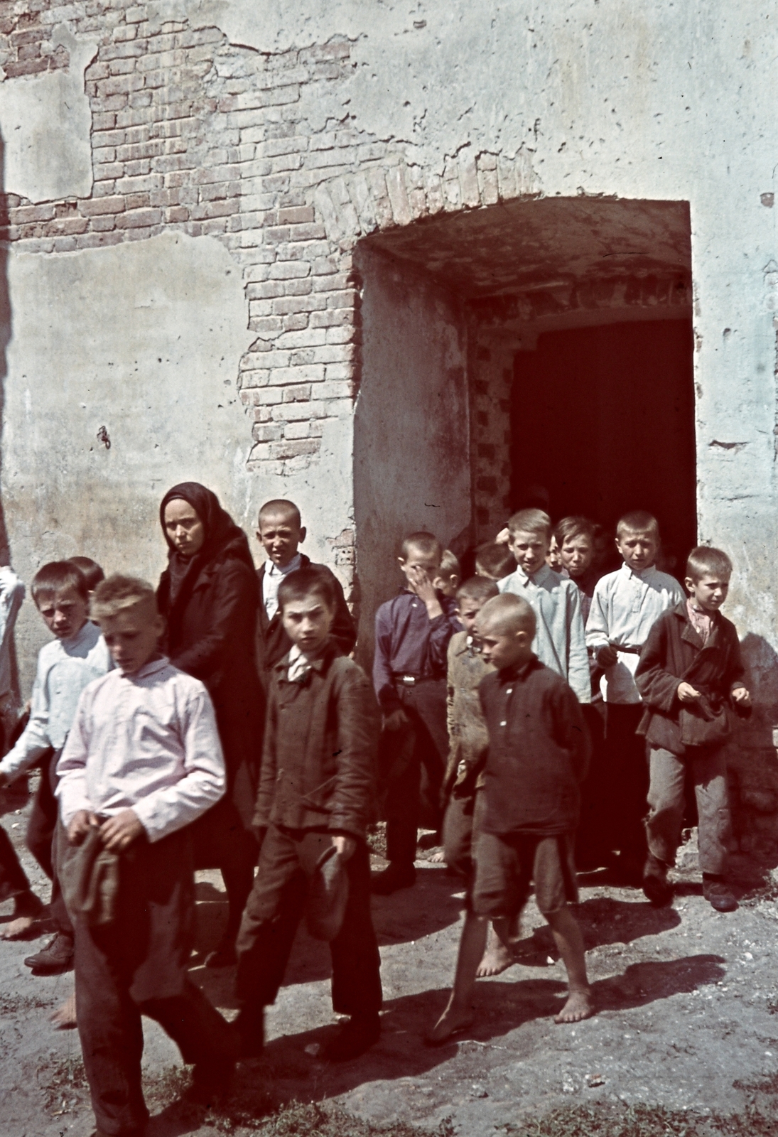 1942, Konok Tamás id, colorful, kids, Fortepan #42690