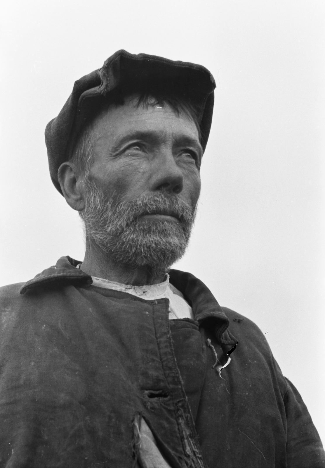 1942, Konok Tamás id, portrait, peasant, Fortepan #43146