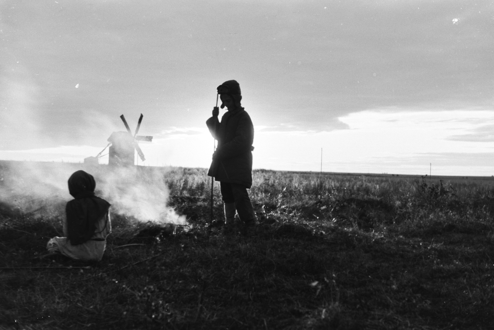 1942, Konok Tamás id, Mill, windmill, Fortepan #43152