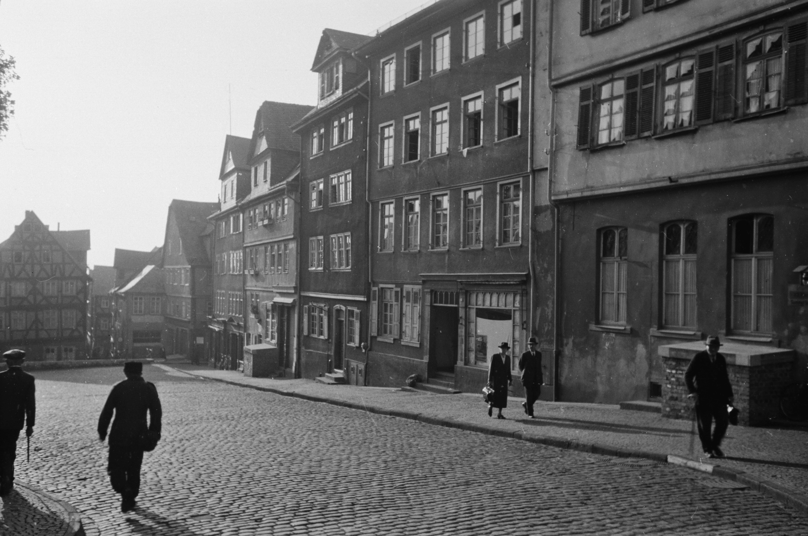 Germany, Wetzlar, Kornmarkt., 1942, Konok Tamás id, street view, Fortepan #43755