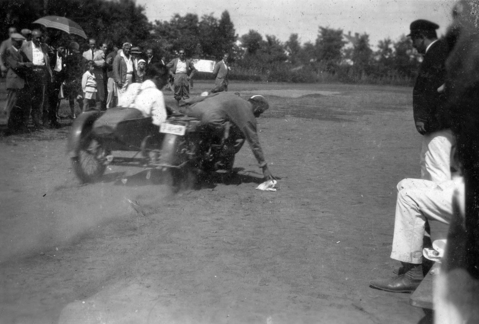 Hungary, Somogymegyei Automobil Club csillagtúrája., 1930, Vojnich Pál, motorcycle, motorcycle with sidecar, competition, Fortepan #43810