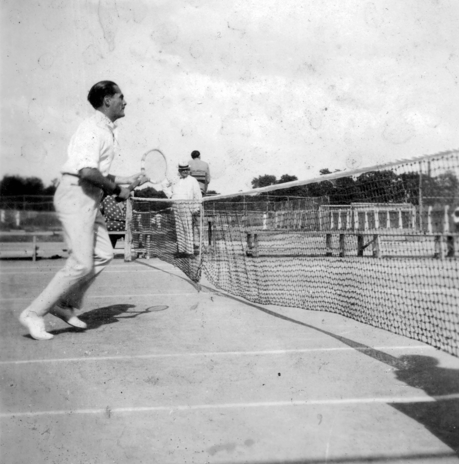 1931, Vojnich Pál, free time, men, summer, tennis, tennis court, tennis rackets, Fortepan #43832