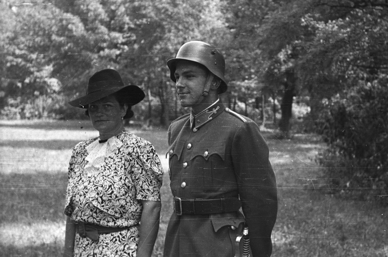 1939, Ludovika, pride, officer, Fortepan #43878