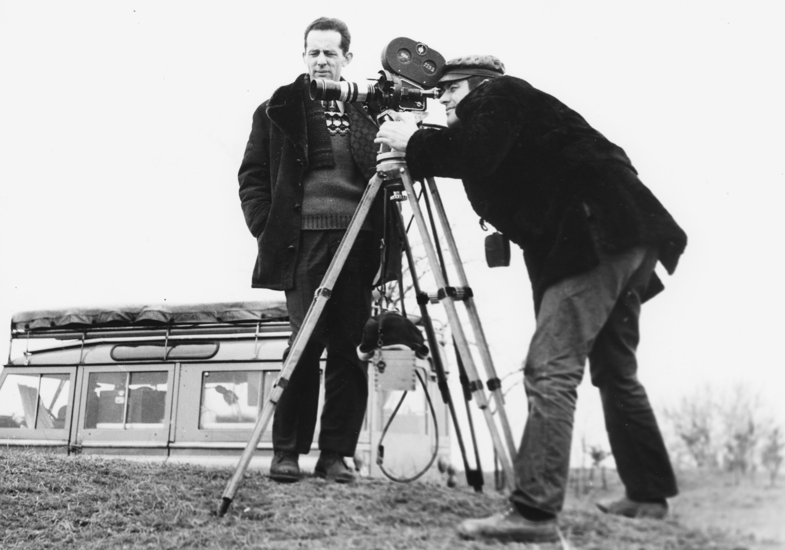 Hungary, Schiffer Pál rendező és Andor Tamás operatőr. A kép az Ellenérvek c. film forgatásakor készült., 1969, Schiffer Pál, Andor Tamás, filming, movie camera, cameraman, Fortepan #44390