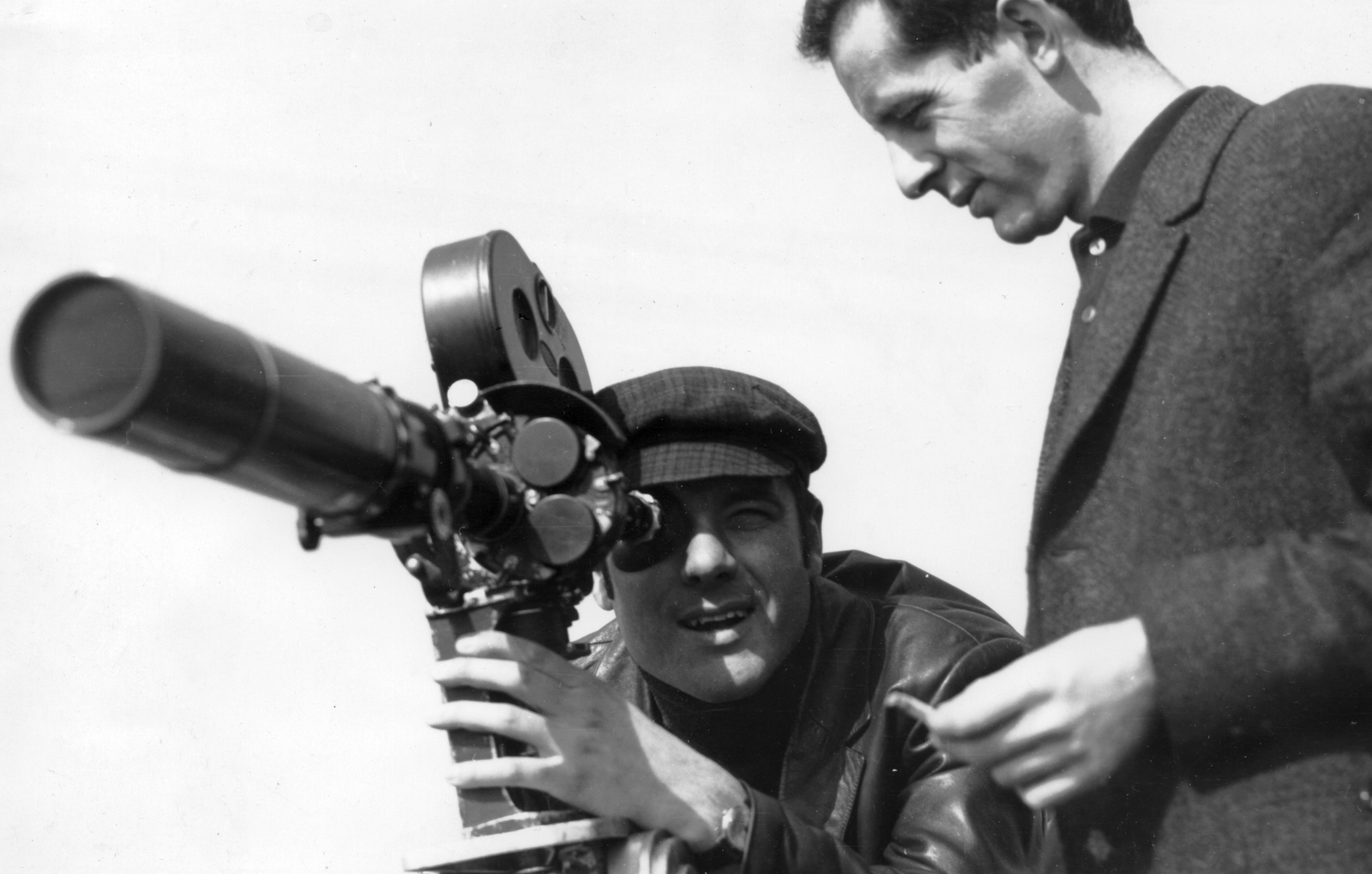 Hungary, Andor Tamás operatőr és Schiffer Pál rendező. A kép az Ellenérvek c. film forgatásakor készült., 1969, Schiffer Pál, Andor Tamás, filming, Fortepan #44395