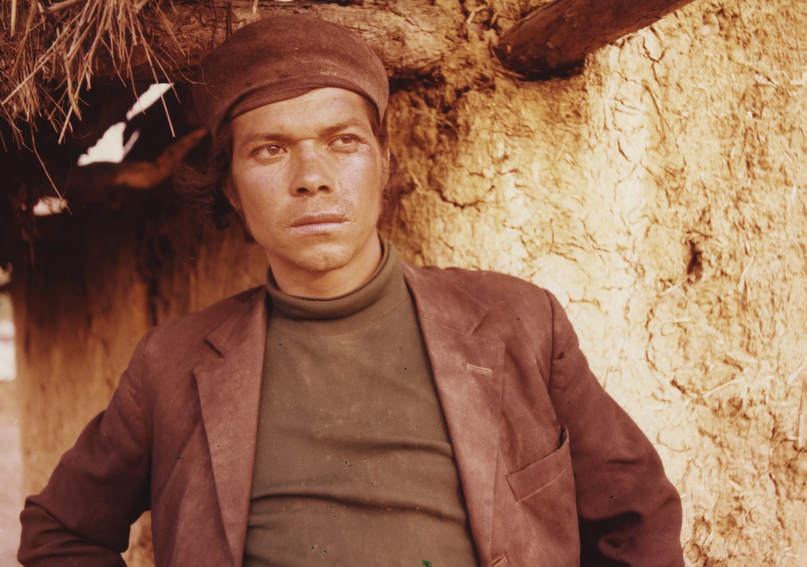 Hungary, Németfalu, a felvétel a Cséplő Gyuri című film forgatásakor készült., 1976, Schiffer Pál, Jávor István, filming, colorful, Fortepan #44434