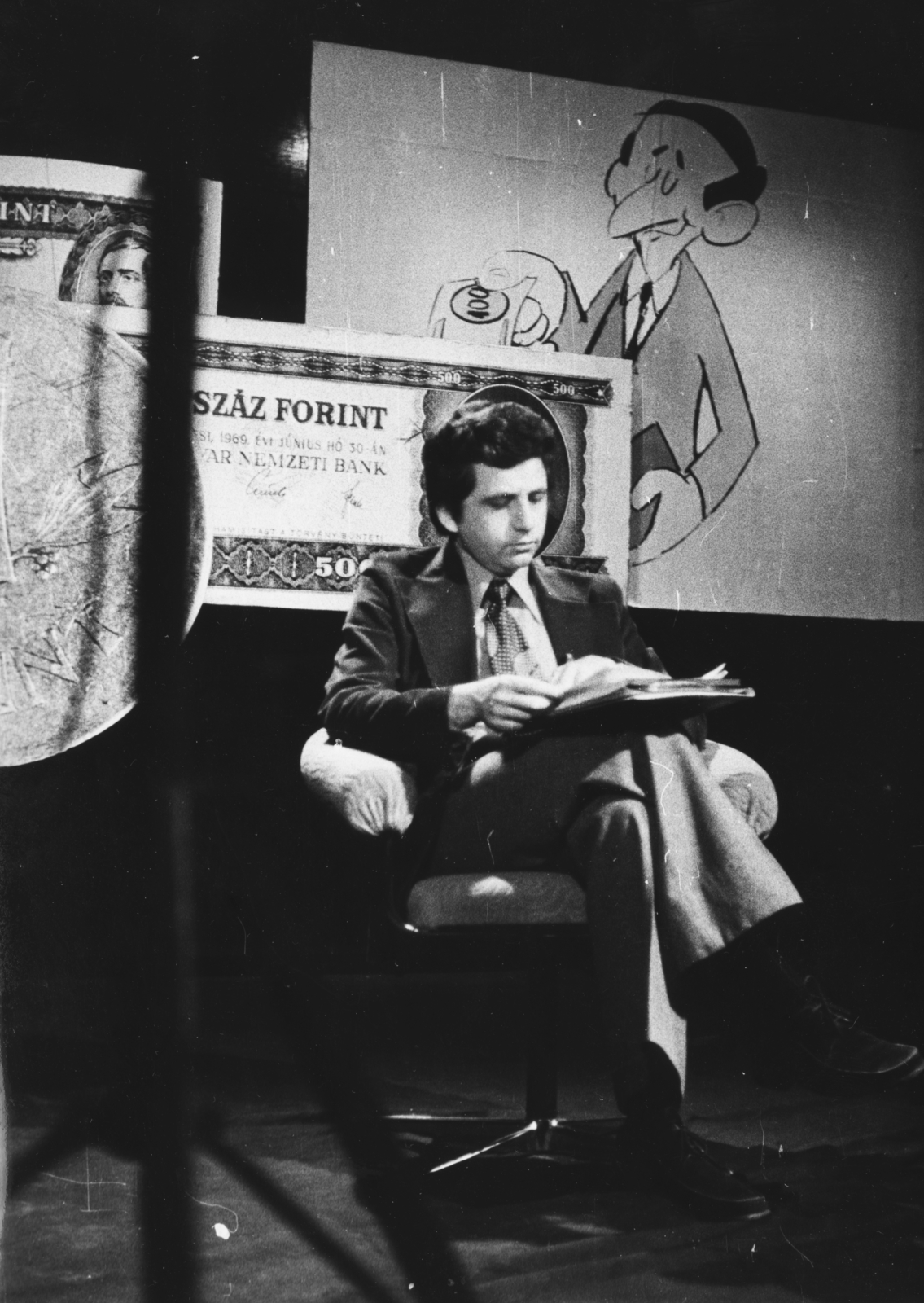 Hungary, Horvát János tévériporter., 1980, Schiffer Pál, Fortepan #44459