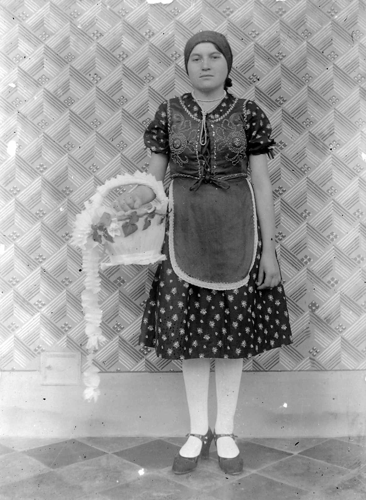 1930, Fortepan, portré, népviselet, nő, Fortepan #4446