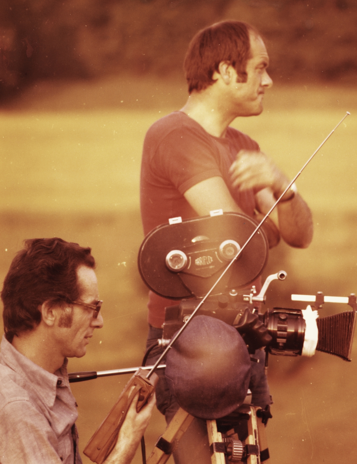 1977, Schiffer Pál, filming, colorful, movie camera, Fortepan #44467