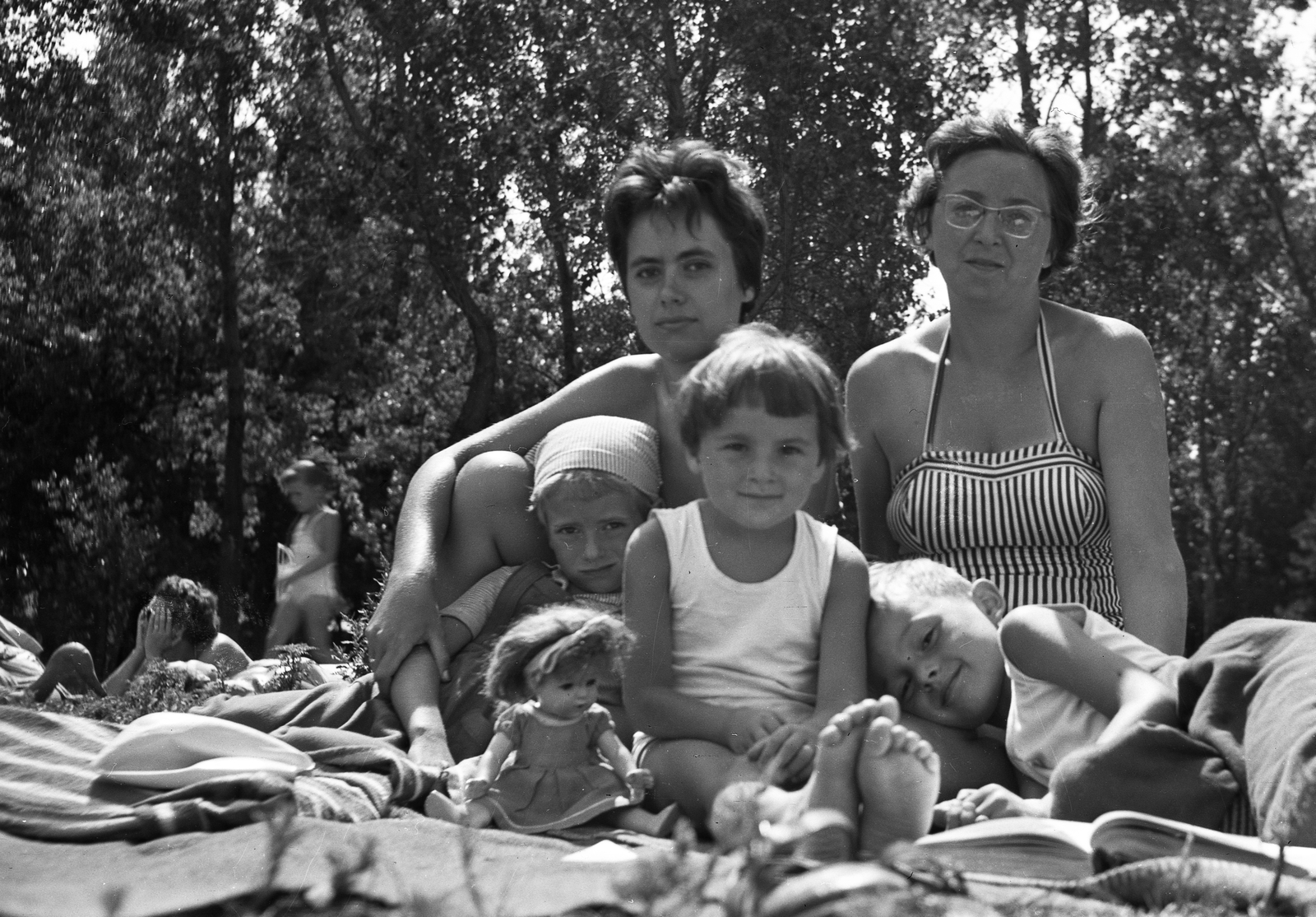 Hungary,Lake Balaton, Siófok, 1962, Korenchy László, Fortepan #44505