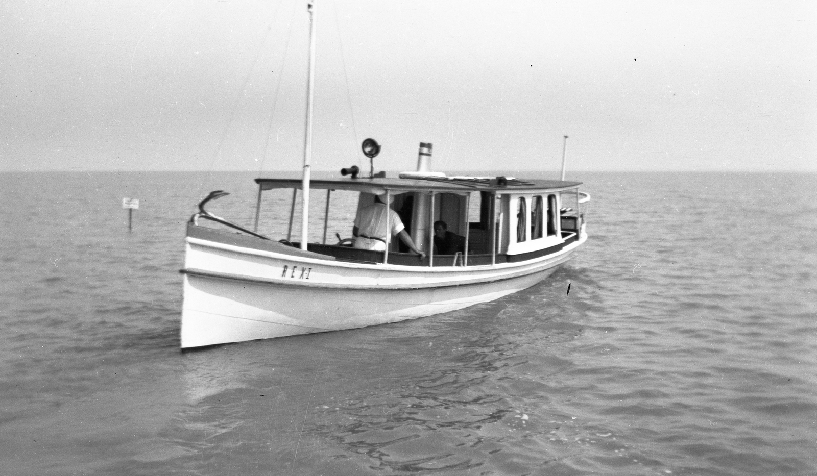 Hungary,Lake Balaton, Rex I. motoros kirándulóhajó., 1940, Korenchy László, ship, Rex I. ship, Fortepan #44525