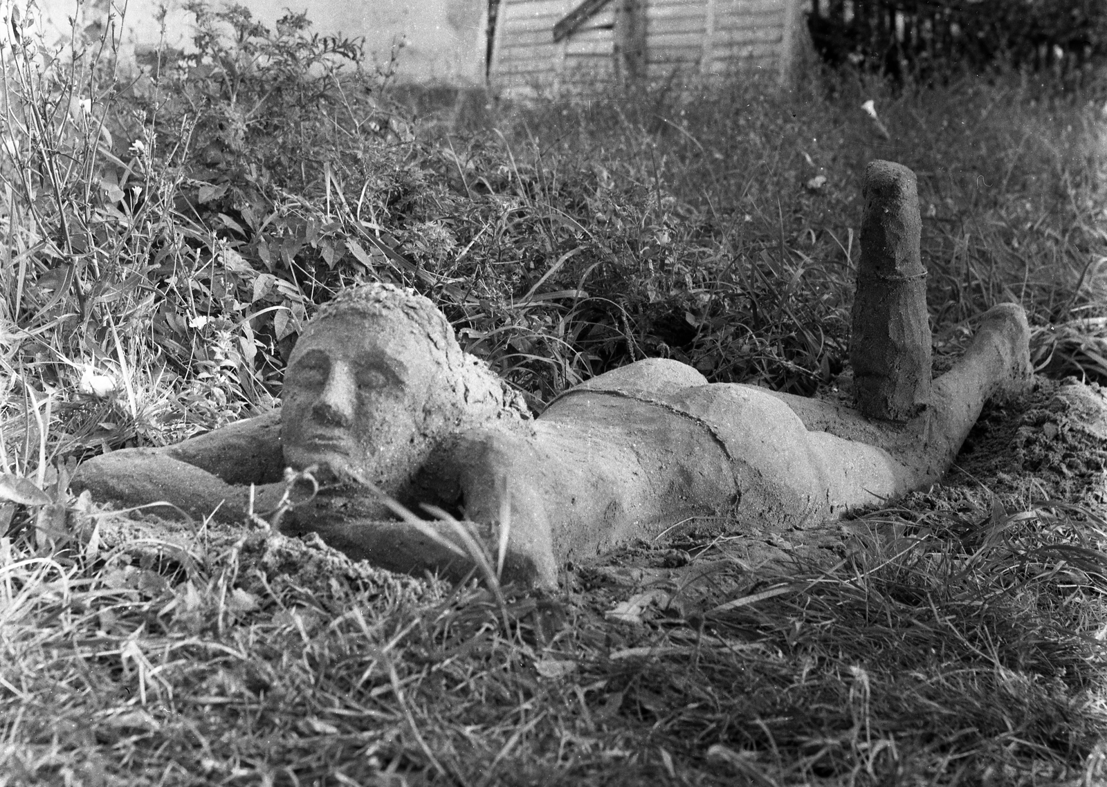 1965, Korenchy László, sculpture, Fortepan #44531
