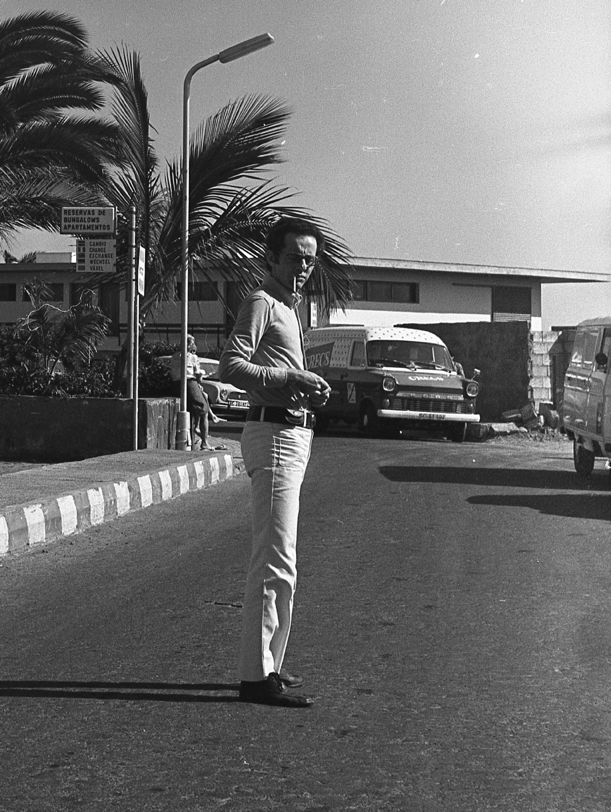 Spain, Schiffer Pál filmrendező., 1973, Schiffer Pál, palm tree, Fortepan #44708