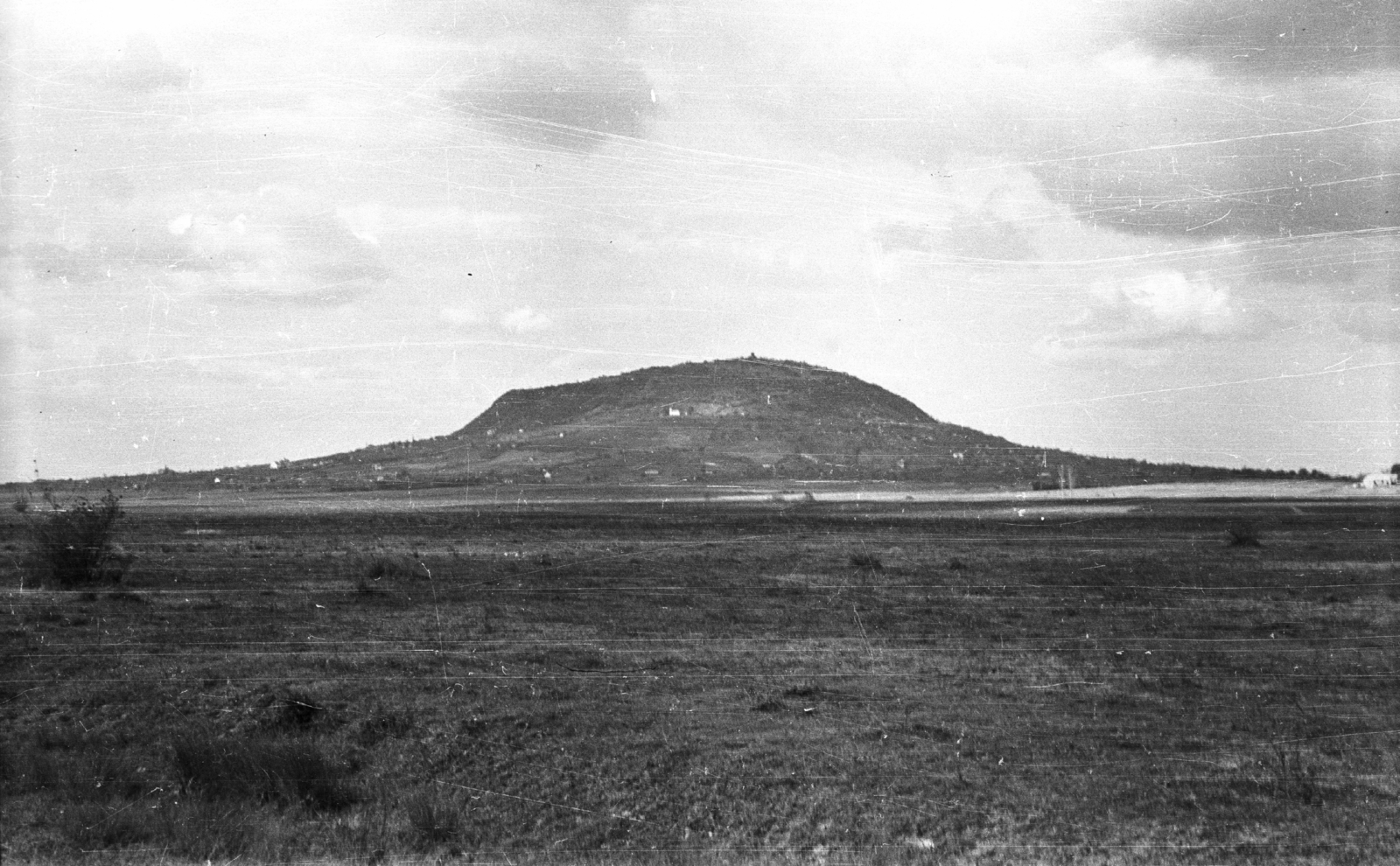 Magyarország, Somlóvásárhely, szemben a Somló., 1959, Mészáros Zoltán, tájkép, Fortepan #45102