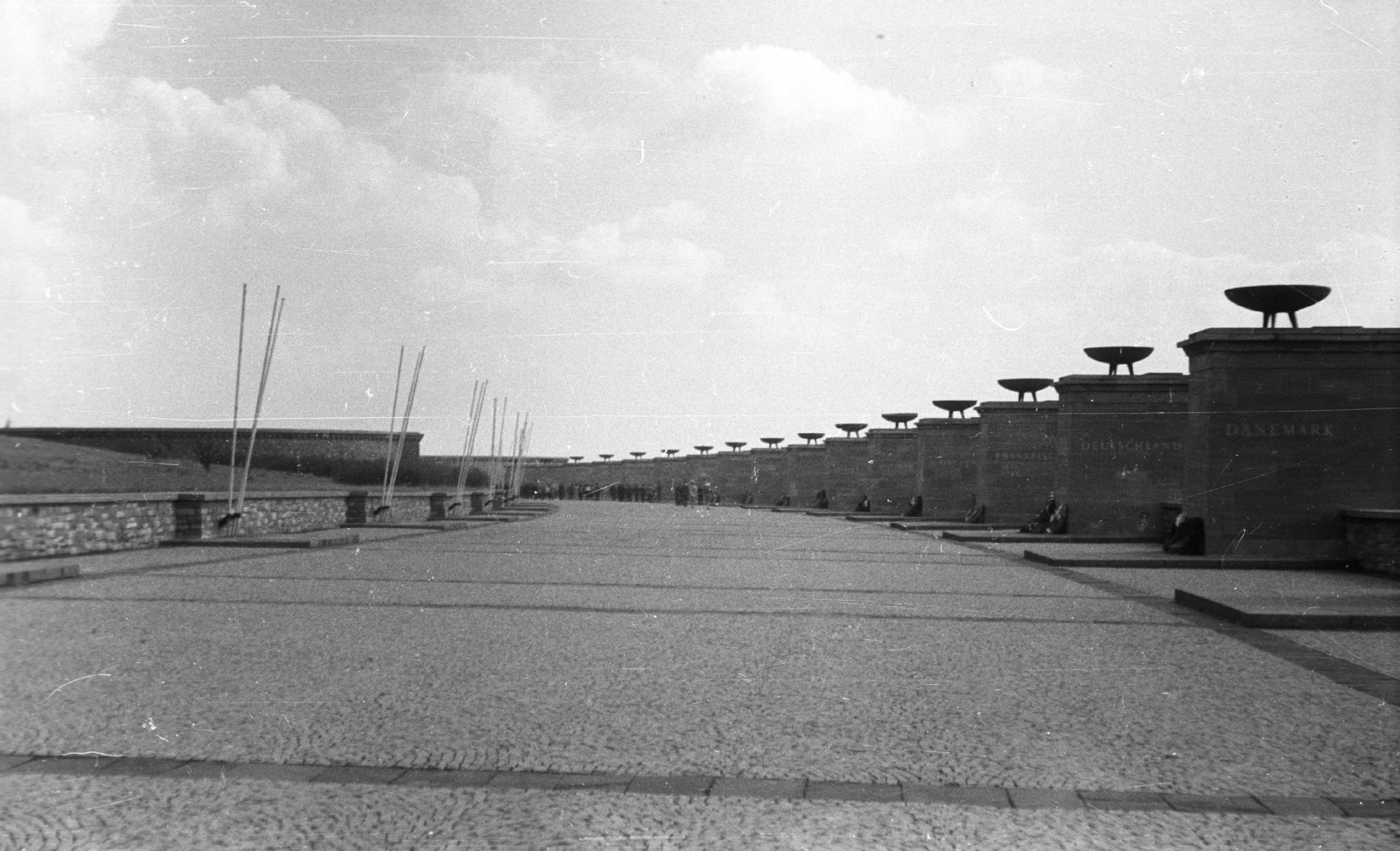 Germany, Buchenwald, a koncentrációs tábor emlékhelye, a Nemzetek Útja., 1961, Mészáros Zoltán, holocaust, GDR, Fortepan #45227