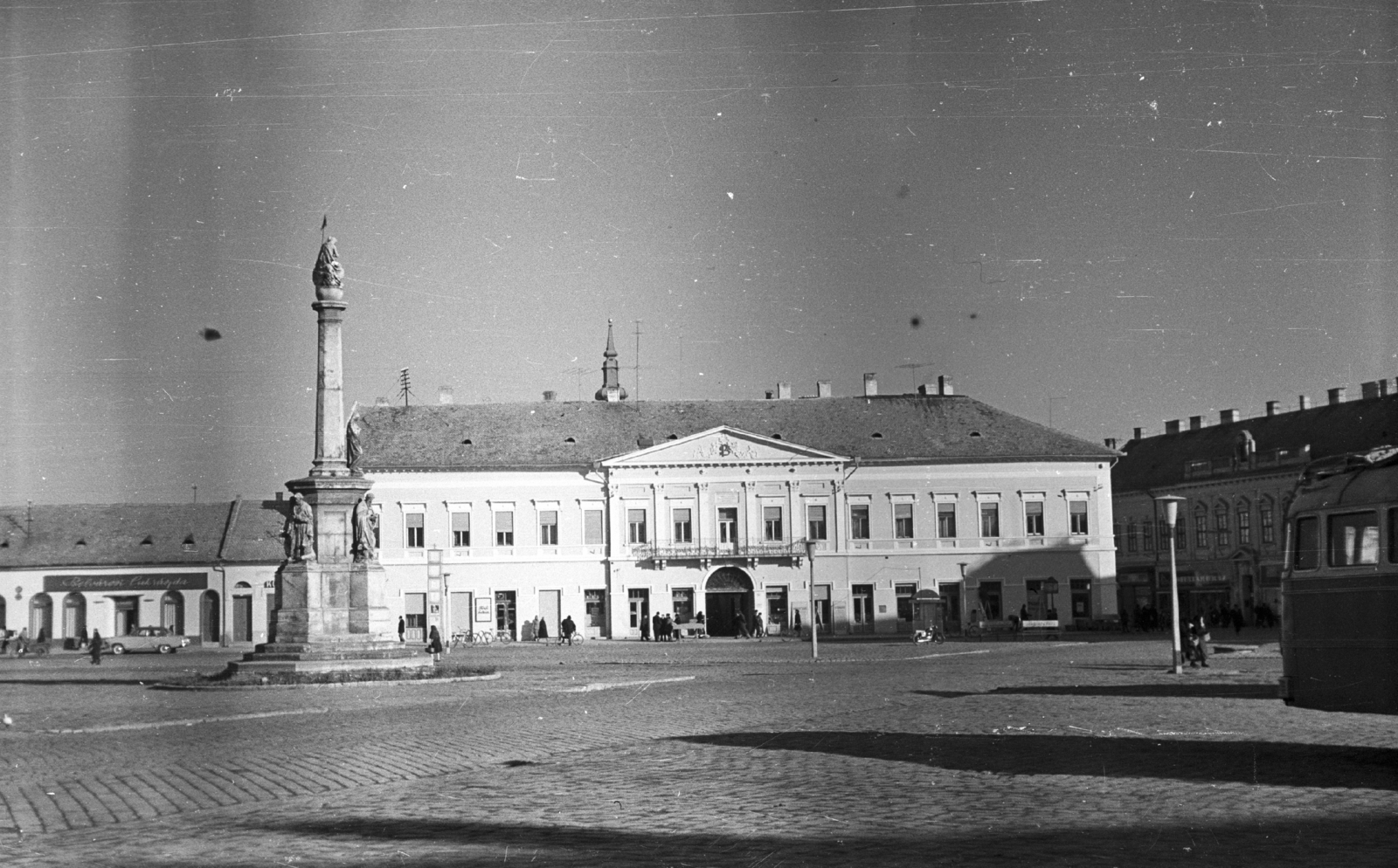 Hungary, Baja, Szentháromság (Béke) tér., 1962, Mészáros Zoltán, Fortepan #45272