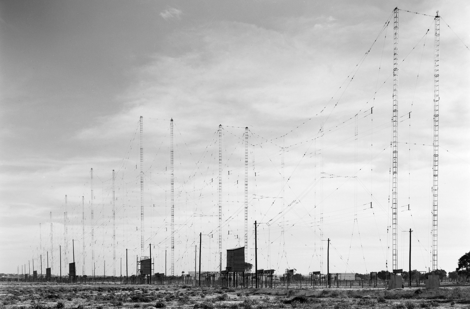 Portugal, Salvaterra de Magos, a Szabad Európa/Szabadság Rádió adóállomása., 1958, Fortepan, cold war, Radio Free Europe, Fortepan #45517