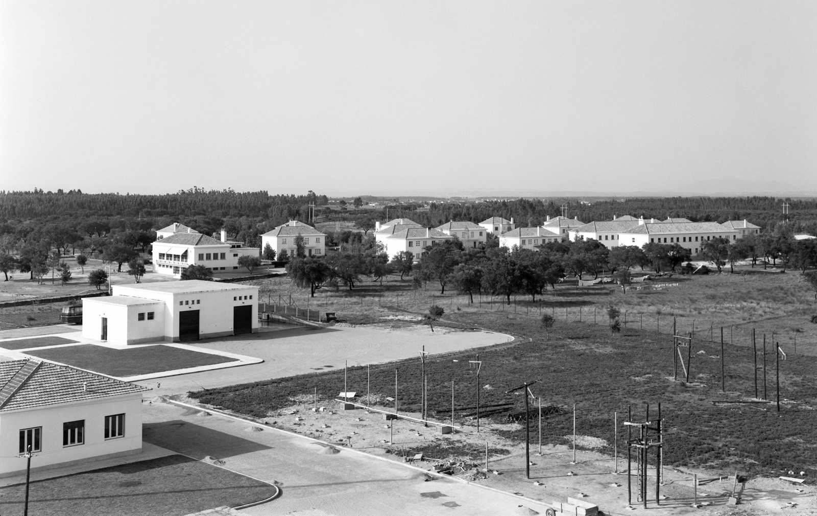 Portugal, Salvaterra de Magos, a Szabad Európa/Szabadság Rádió adóállomása., 1958, Fortepan, cold war, Radio Free Europe, Fortepan #45518