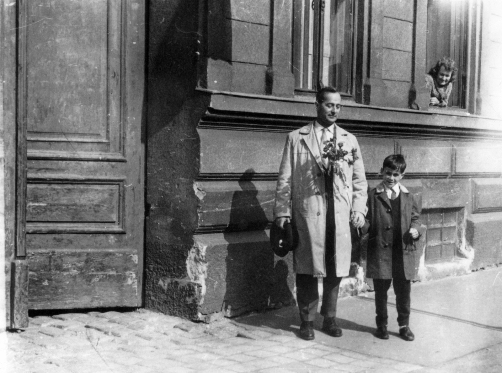 1962, Béres Balázs, boy, double portrait, Fortepan #45612