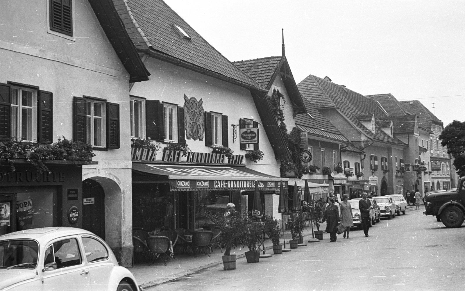 Austria, Kindberg, Hauptstrasse., 1972, Krasznai Gyula, Fortepan #45857