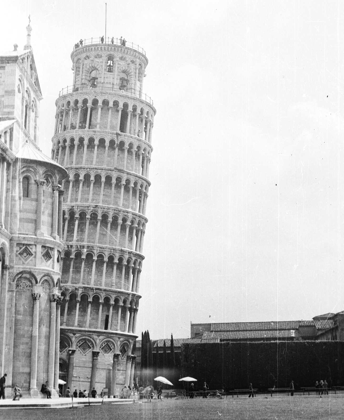 Italy, Pisa, Dóm tér a Dómmal és a ferde toronnyal., 1971, Krasznai Gyula, Fortepan #45978