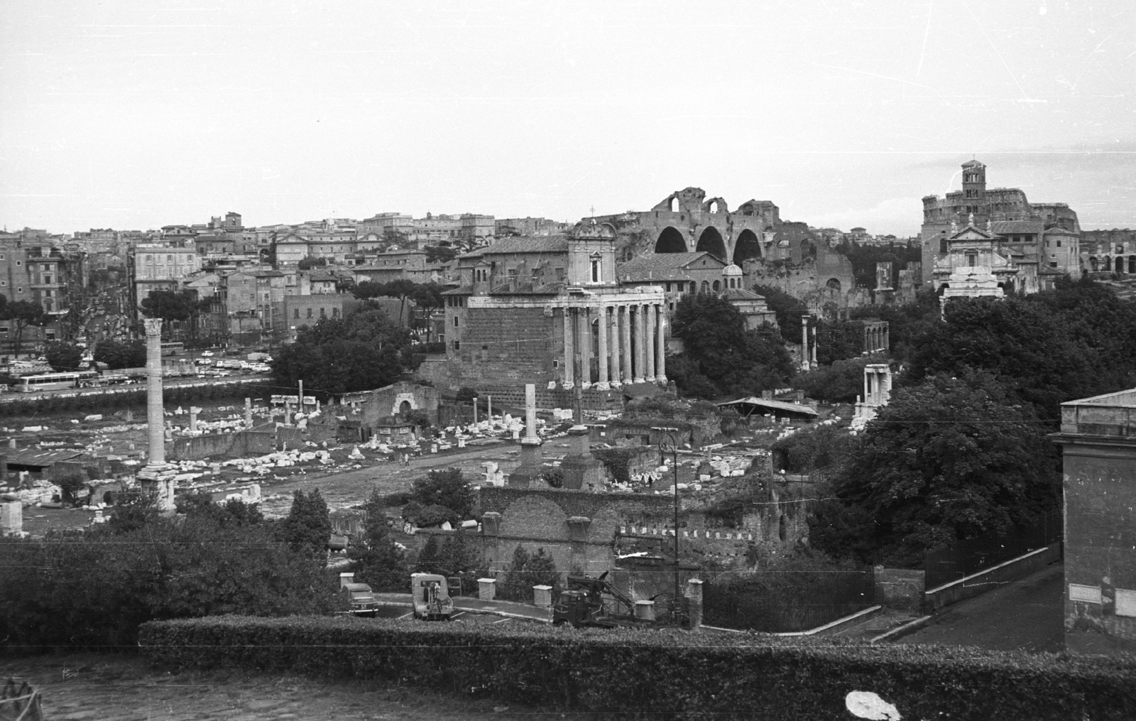 Italy, Rome, Forum Romanum., 1971, Krasznai Gyula, ancient culture, Fortepan #45995