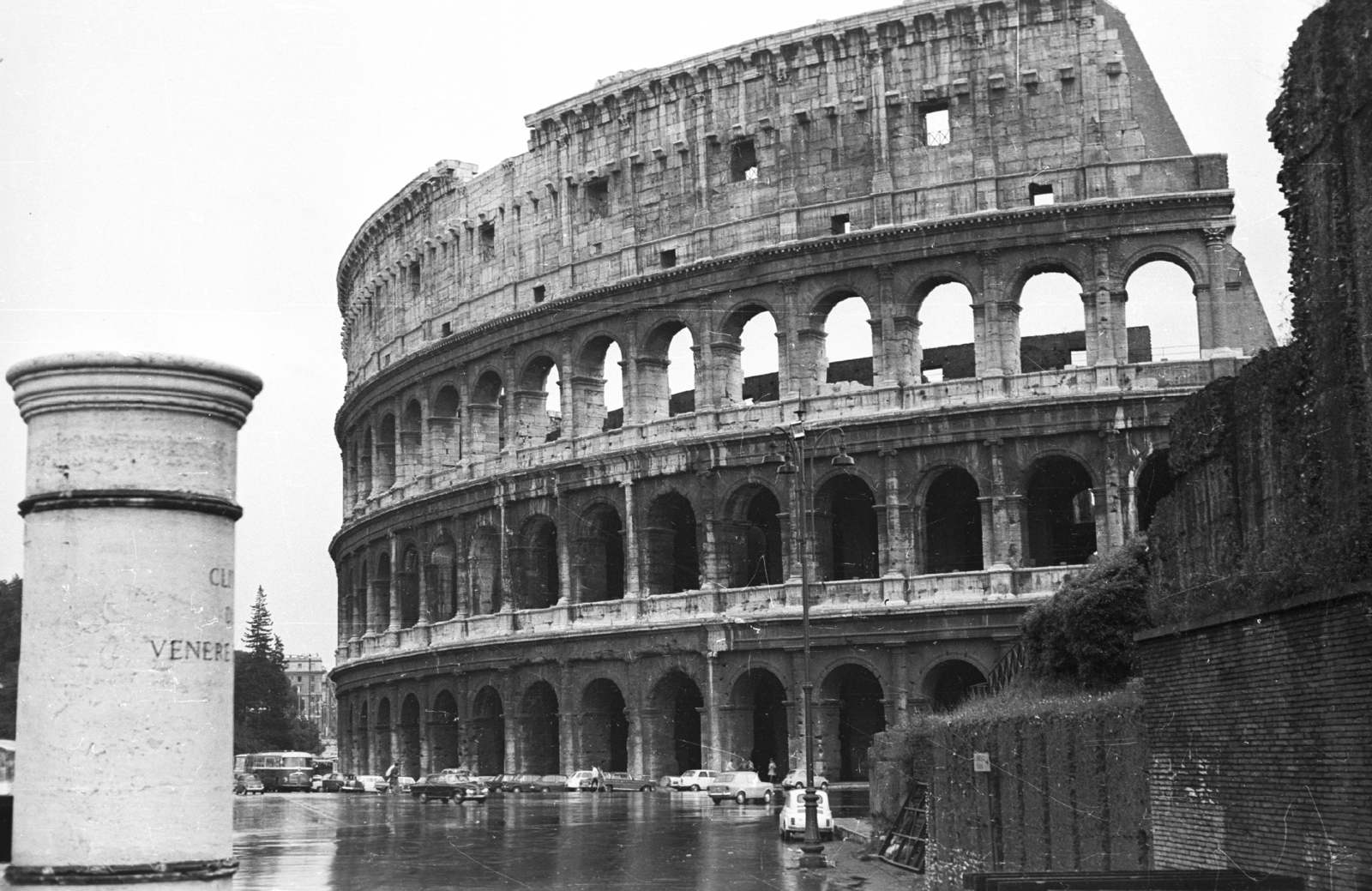 Olaszország, Róma, Colosseum., 1971, Krasznai Gyula, antik kultúra, amfiteátrum, Fortepan #46001