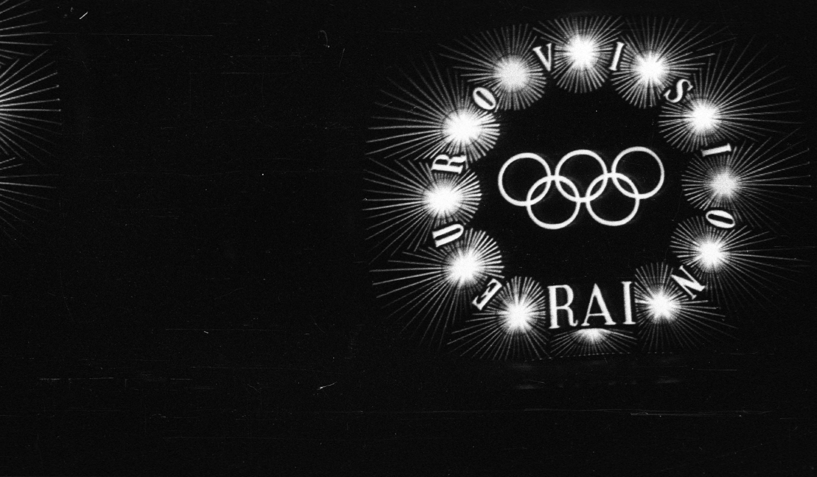 1960, Krasznai Gyula, Olympics, TV, olympic symbols, screenshot, Fortepan #46022