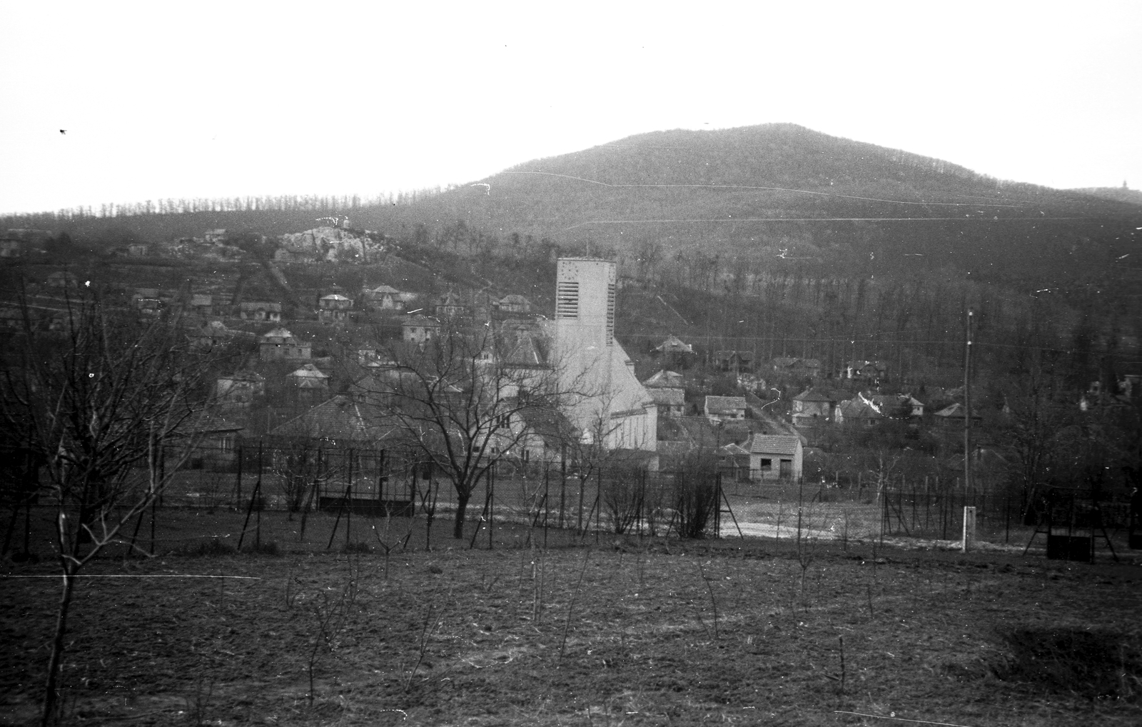 Hungary, Budapest II., Remetekertváros, Szentlélek templom., 1956, Lencse Zoltán, church, Budapest, Fortepan #46037