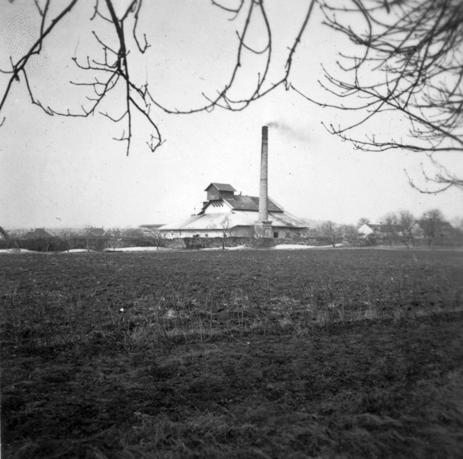 1940, Vojnich Pál, factory chimney, Fortepan #46300