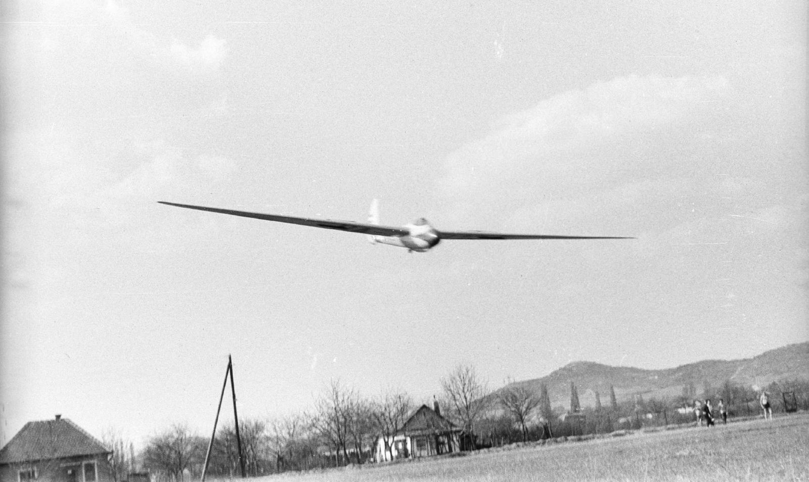 Hungary, Hármashatárhegy Airport, Budapest II., Rubik R-22 Június 18 vitorlázó repülőgép., 1964, Mészáros Zoltán, Hungarian brand, airplane, airport, sailplane, Budapest, Fortepan #46473