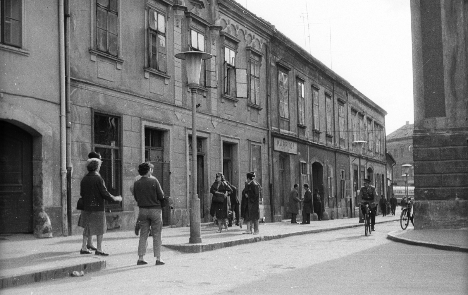 Magyarország, Sopron, Színház utca a Várkerület (Lenin körút) felől., 1963, Mészáros Zoltán, Fortepan #46539
