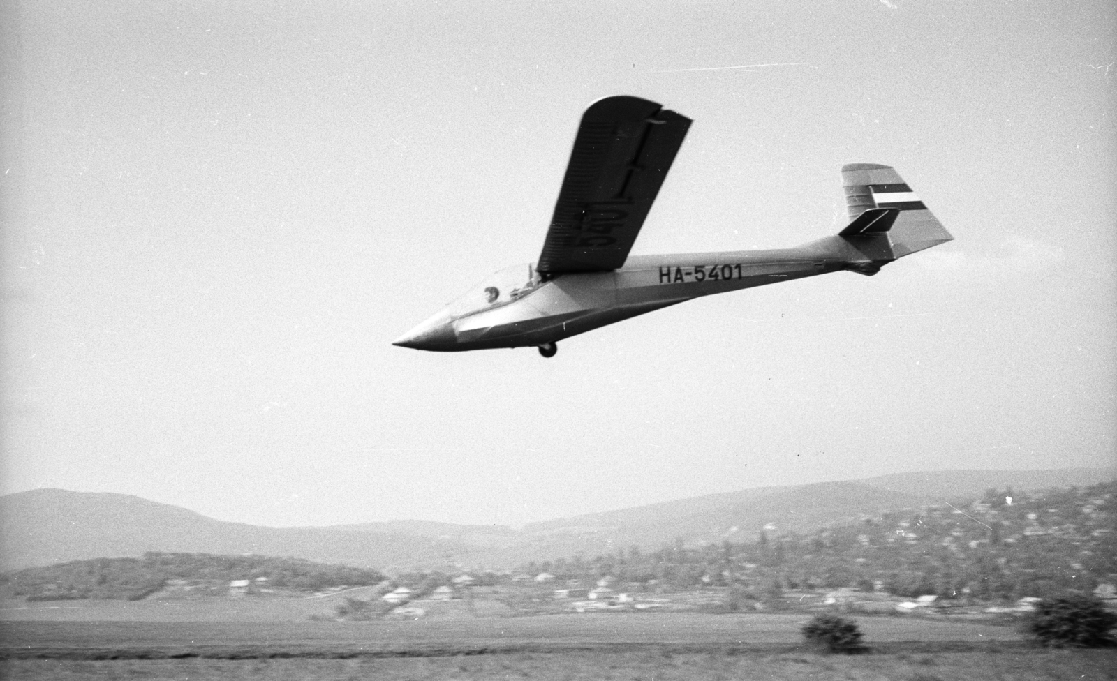 Hungary, Hármashatárhegy Airport, Budapest II., Rubik R-26S Góbé vitorlázó repülőgép., 1967, Mészáros Zoltán, Budapest, Fortepan #46640