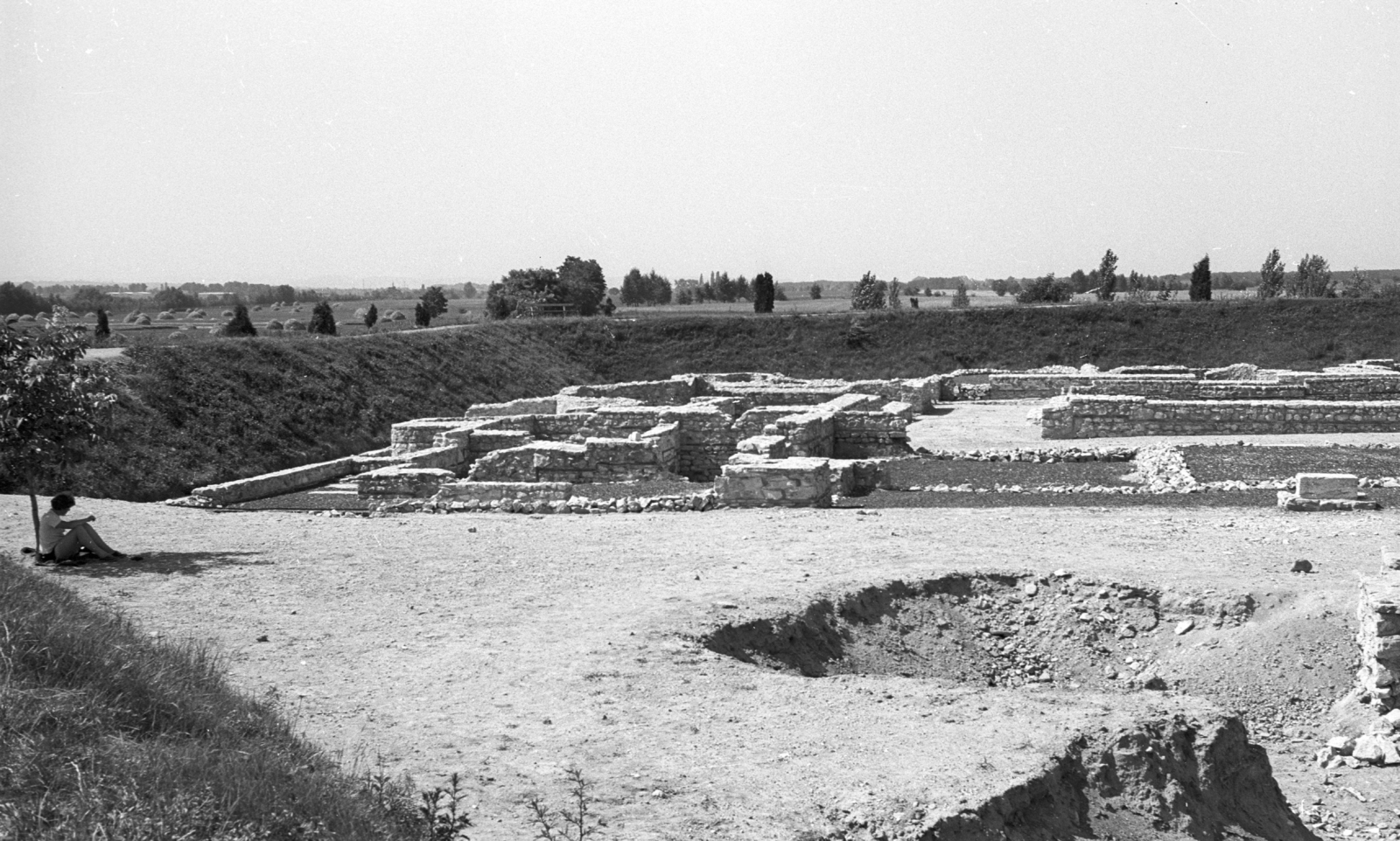 Hungary, Tác, a római kori Gorsium feltárása, a régészeti park kiépítése., 1968, Mészáros Zoltán, ancient culture, Fortepan #46683