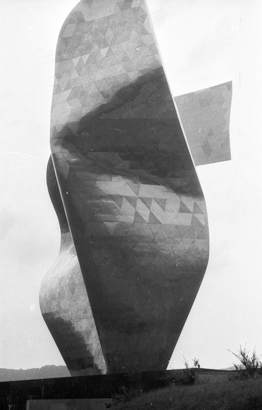 Horvátország, Kamensko, háborús emlékmű (Vojin Bakic 1968.)., 1968, Mészáros Zoltán, Jugoszlávia, Fortepan #46736