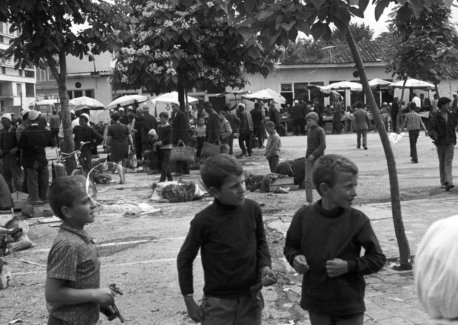 Tetovo, piac., 1971, Mészáros Zoltán, Yugoslavia, market, blossoming, spring, Fortepan #46738