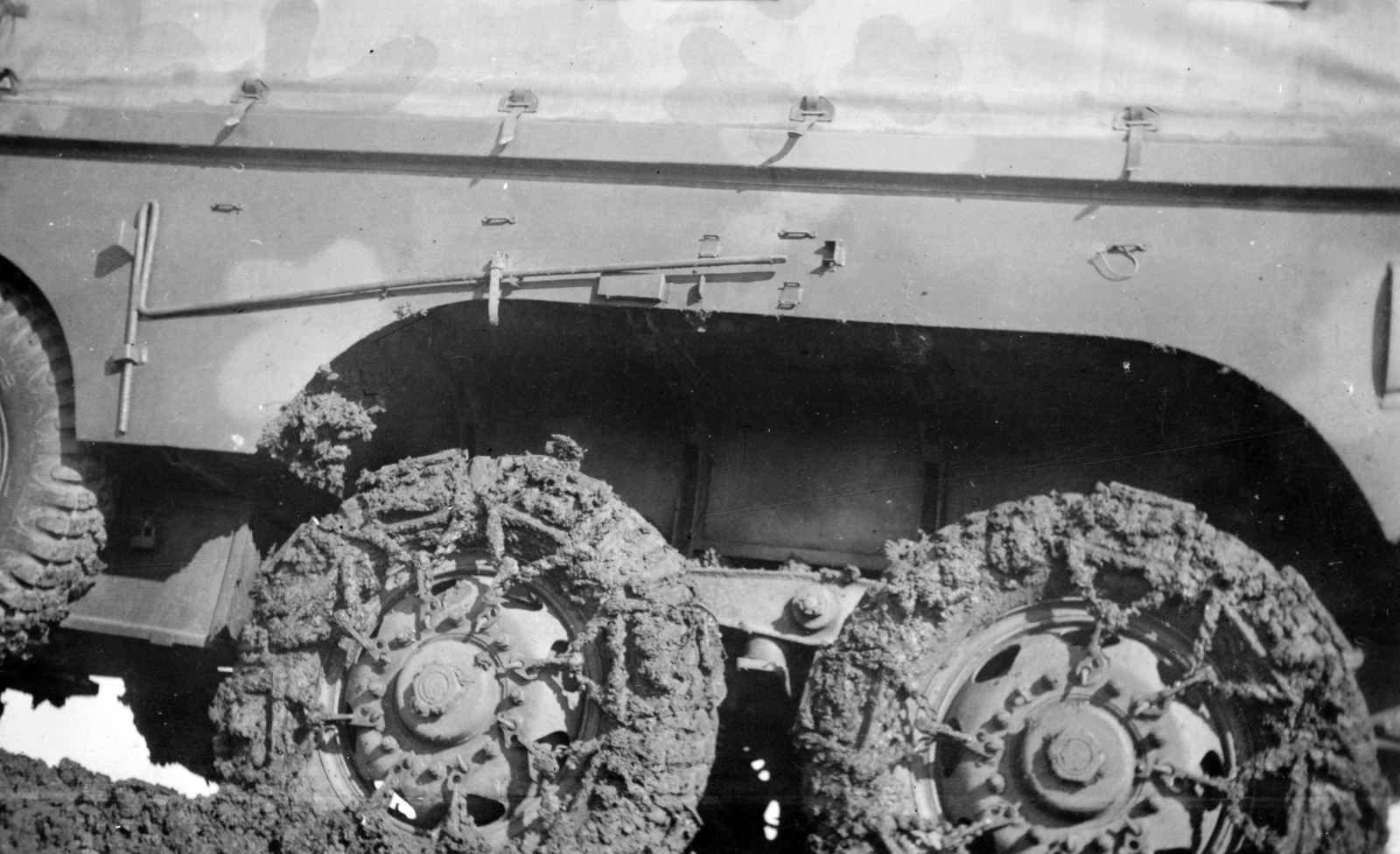 38M Rába Botond terepjáró rajgépkocsi., 1940, Csorba Dániel, Hungarian brand, commercial vehicle, Rába-brand, fight, mud, Fortepan #46819