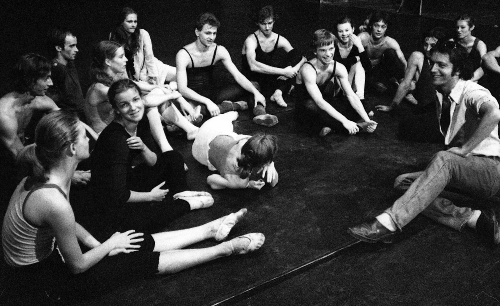Hungary, Győr, Markó Iván (jobbra) és a Győri Balett., 1979, Urbán Tamás, ballet, Fortepan #46966