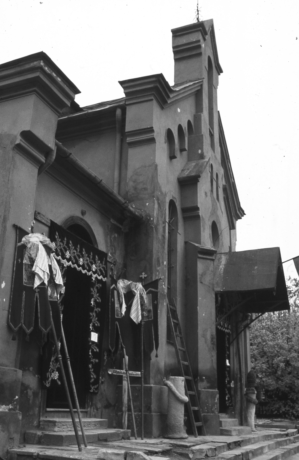 Romania,Transylvania, Cluj-Napoca, Házsongárdi temető, temetőkápolna., 1988, Urbán Tamás, church, chapel, Fortepan #47208