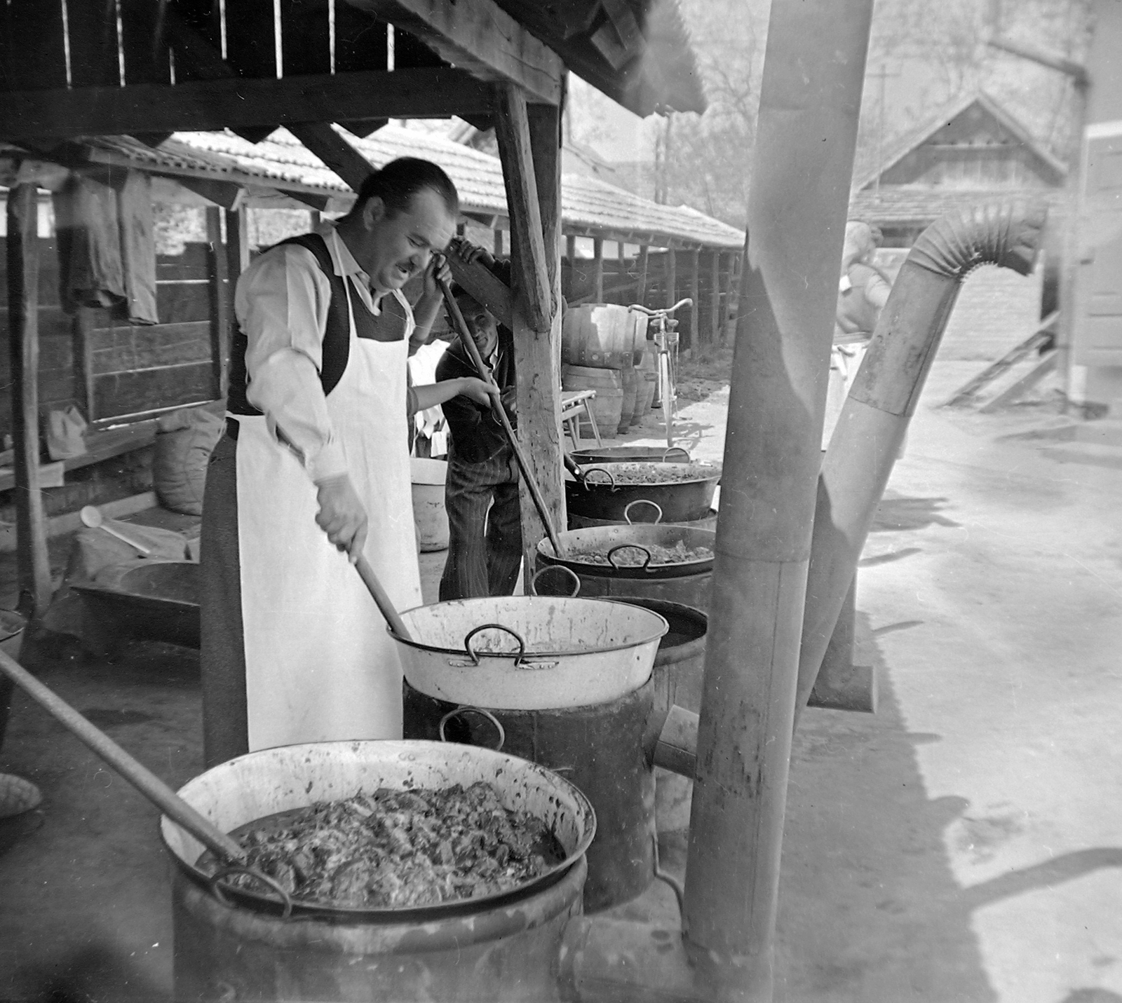 1960, Fortepan, meal, cooking, cooking pot, chef, Fortepan #5010