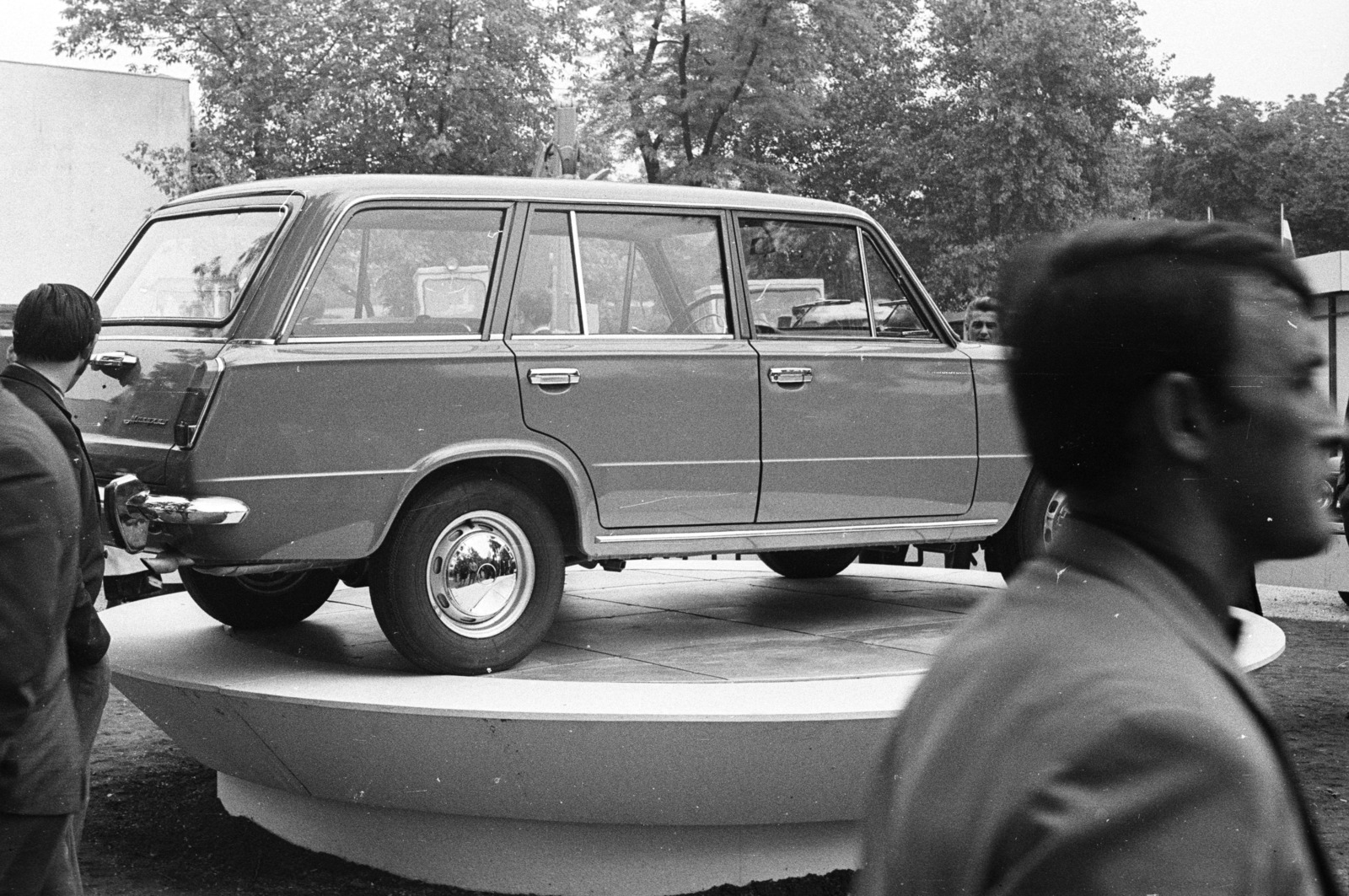 Hungary, Budapest XIV., Zsiguli 1200 kombi személygépkocsi., 1972, Nagy Gyula, Soviet brand, Lada-brand, international fair, exhibition, Lada 1200 estate, Budapest, Fortepan #50149