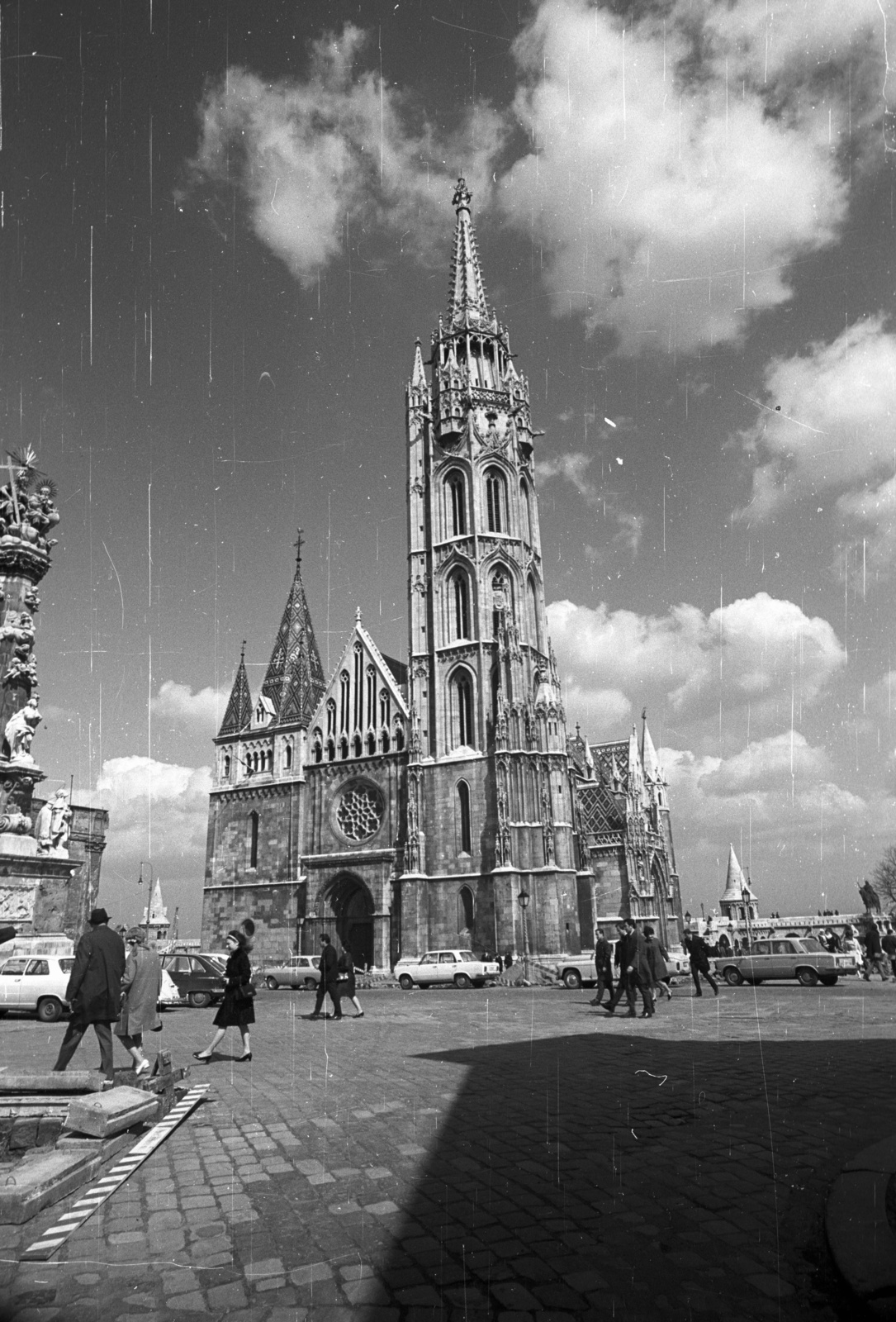 Magyarország, budai Vár, Budapest I., Szentháromság tér, Mátyás-templom., 1969, Nagy Gyula, Budapest, Fortepan #50253