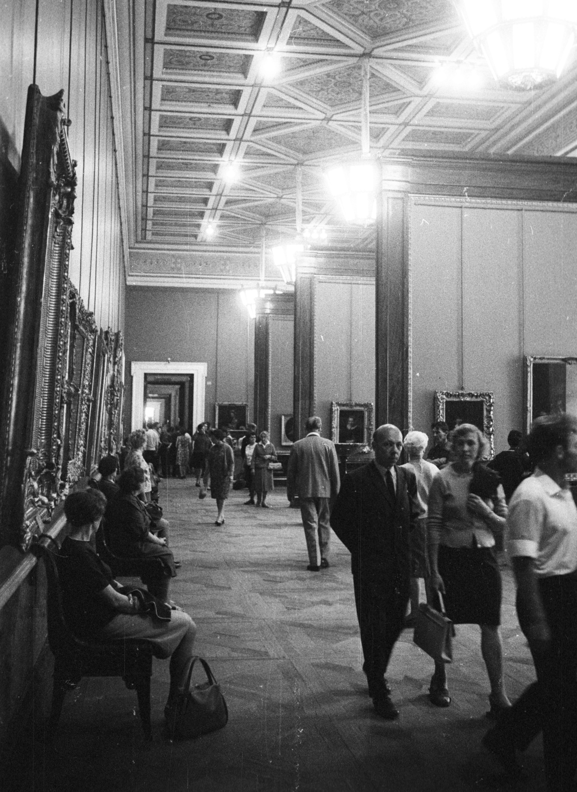Russia, Saint Petersburg, (Leningrád) Ermitázs., 1967, Nagy Gyula, Soviet Union, museum, gallery, Fortepan #50292