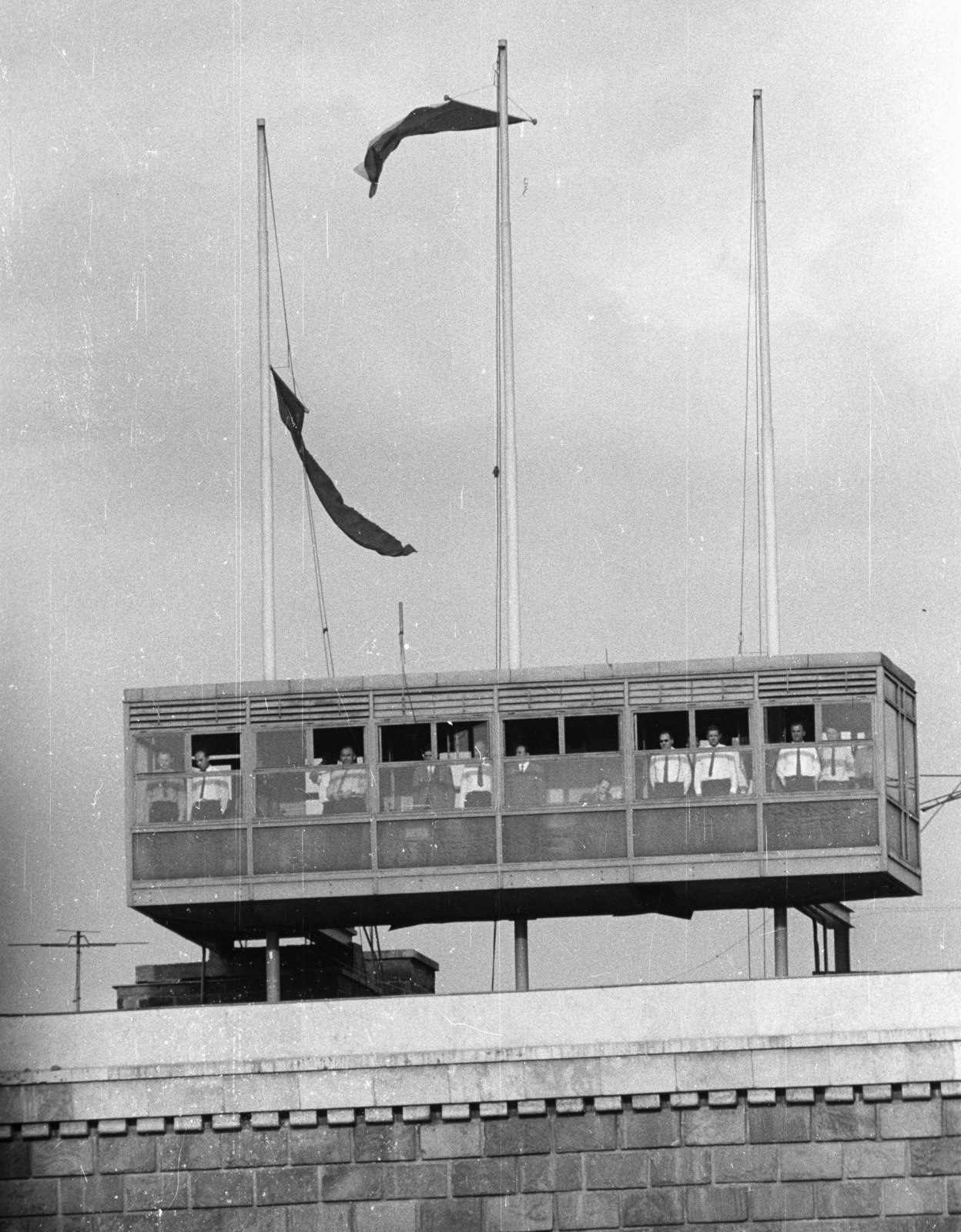 Magyarország, Népstadion, Budapest XIV., toronyépület, Magyarország - Szovjetunió EB mérkőzés 1968. május 4., 1968, Nagy Gyula, Budapest, Fortepan #50360