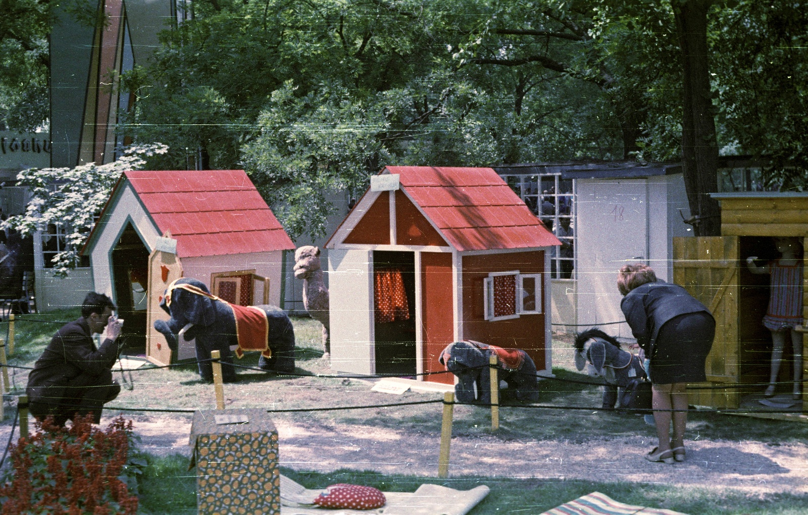 Hungary, Budapest XIV., 1967, Nagy Gyula, colorful, building, Budapest, Fortepan #50366