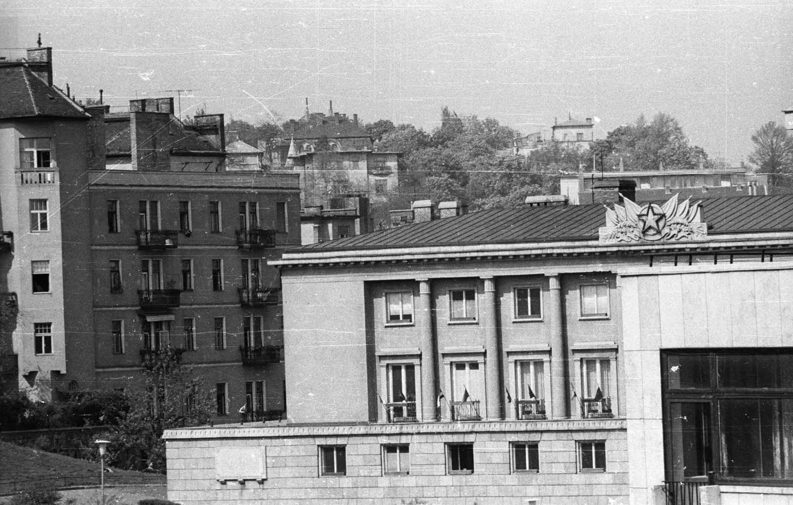 Hungary, Budapest II., Mechwart tér, a II. kerületi tanács (később a II. kerületi Önkormányzat) épülete., 1965, Nagy Gyula, Budapest, Fortepan #50377