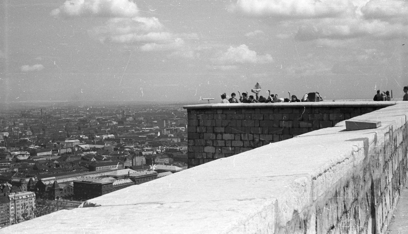 Hungary, Budapest XI., Citadella, lent a Fővám (Dimitrov) tér., 1964, Nagy Gyula, Budapest, Fortepan #50732