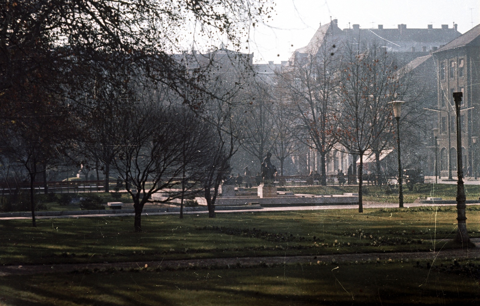 Hungary, Szeged, Széchenyi tér., 1963, Nagy Gyula, colorful, square, Fortepan #50750