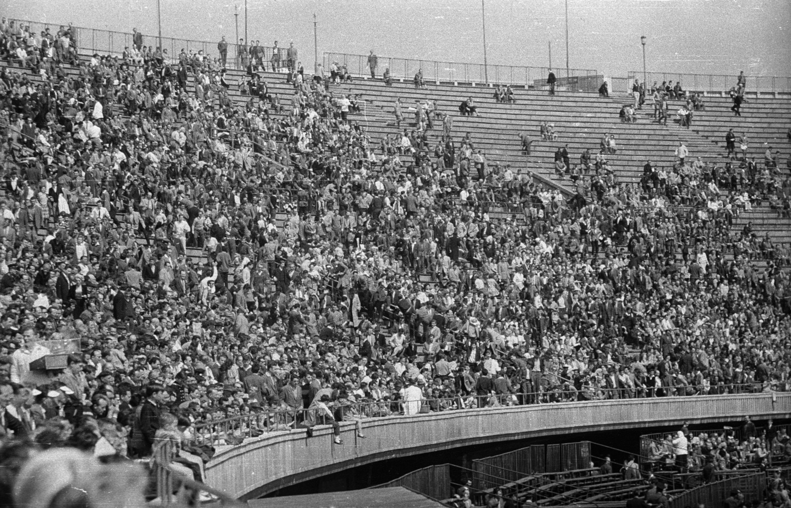 Hungary, Népstadion, Budapest XIV., 1965, Nagy Gyula, audience, Budapest, Fortepan #50838
