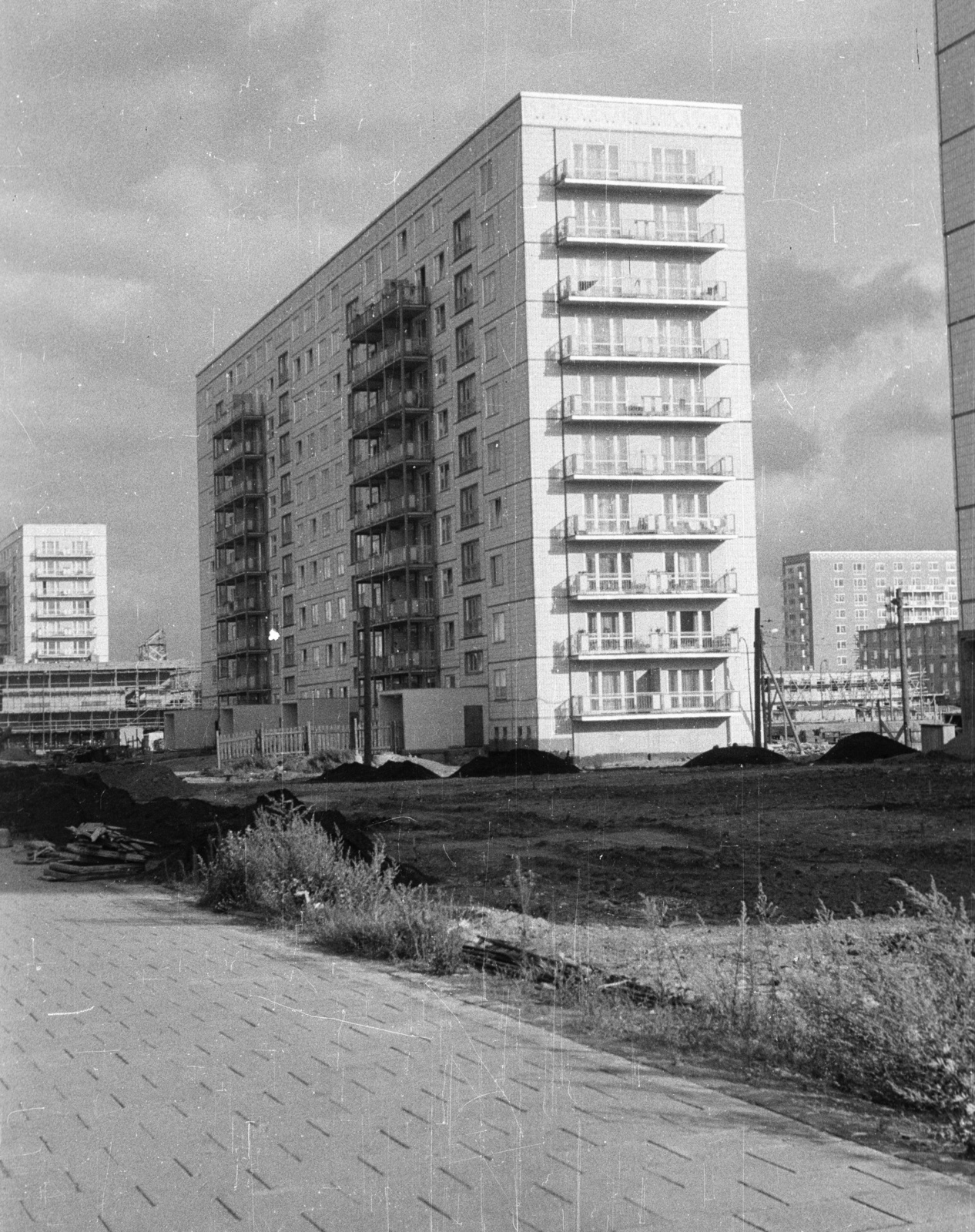 Germany, Berlin, Kelet-Berlin, Karl-Marx-Allee 24-30., 1962, Nagy Gyula, GDR, East-Berlin, Fortepan #50920